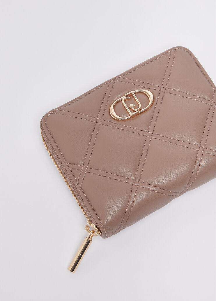 Small quilted wallet mocha Liu Jo - medium