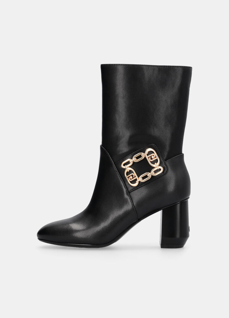 Stivaletti con tacco largo nero Liu Jo - large image number 5