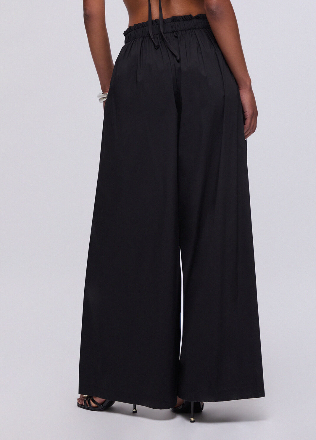 Lange Hose aus Popeline Schwarz Liu Jo - large image number 1