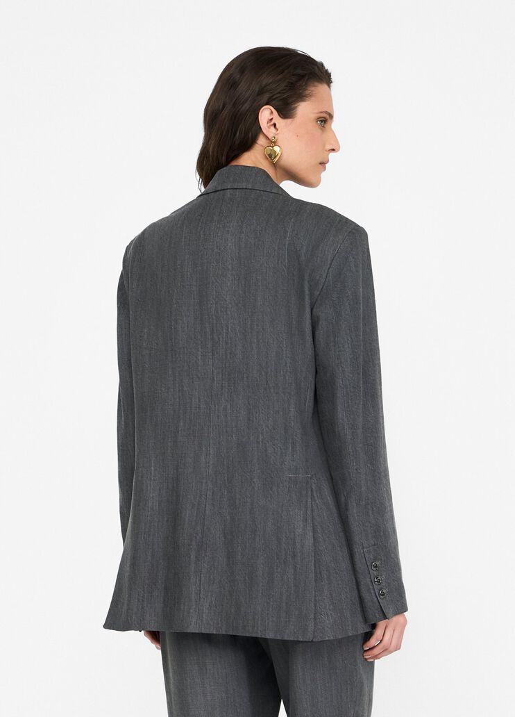 Denim blazer grey denim Liu Jo - large image number 1 Denim blazer grey denim Liu Jo - large image number 1