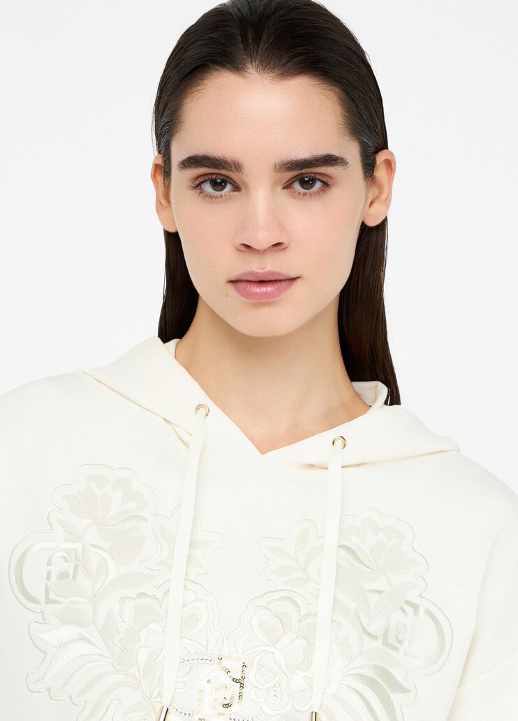 Liu Jo Better sweatshirt milk white Liu Jo - large image number 2 Liu Jo Better sweatshirt milk white Liu Jo - large image number 2