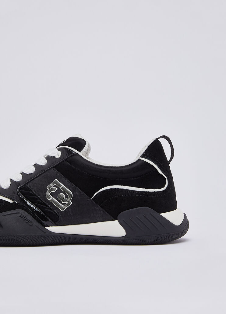 Sneakers из нейлона и лакированная кожа черный Liu Jo - medium