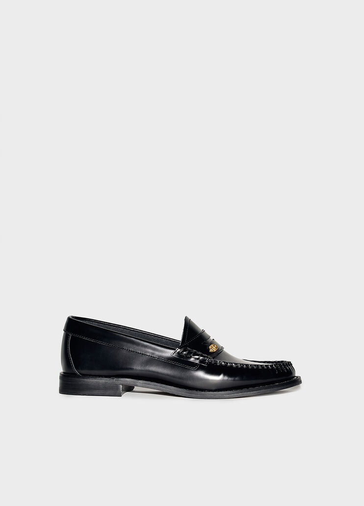 Black leather loafers black Liu Jo - medium Black leather loafers black Liu Jo - medium