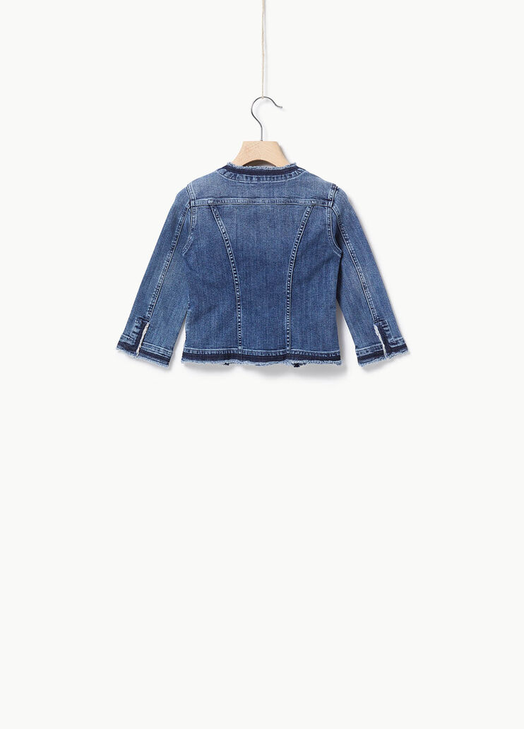 Denim tracksuit with precious stones Blue denim Liu Jo - large image number 1 Denim tracksuit with precious stones Blue denim Liu Jo - large image number 1