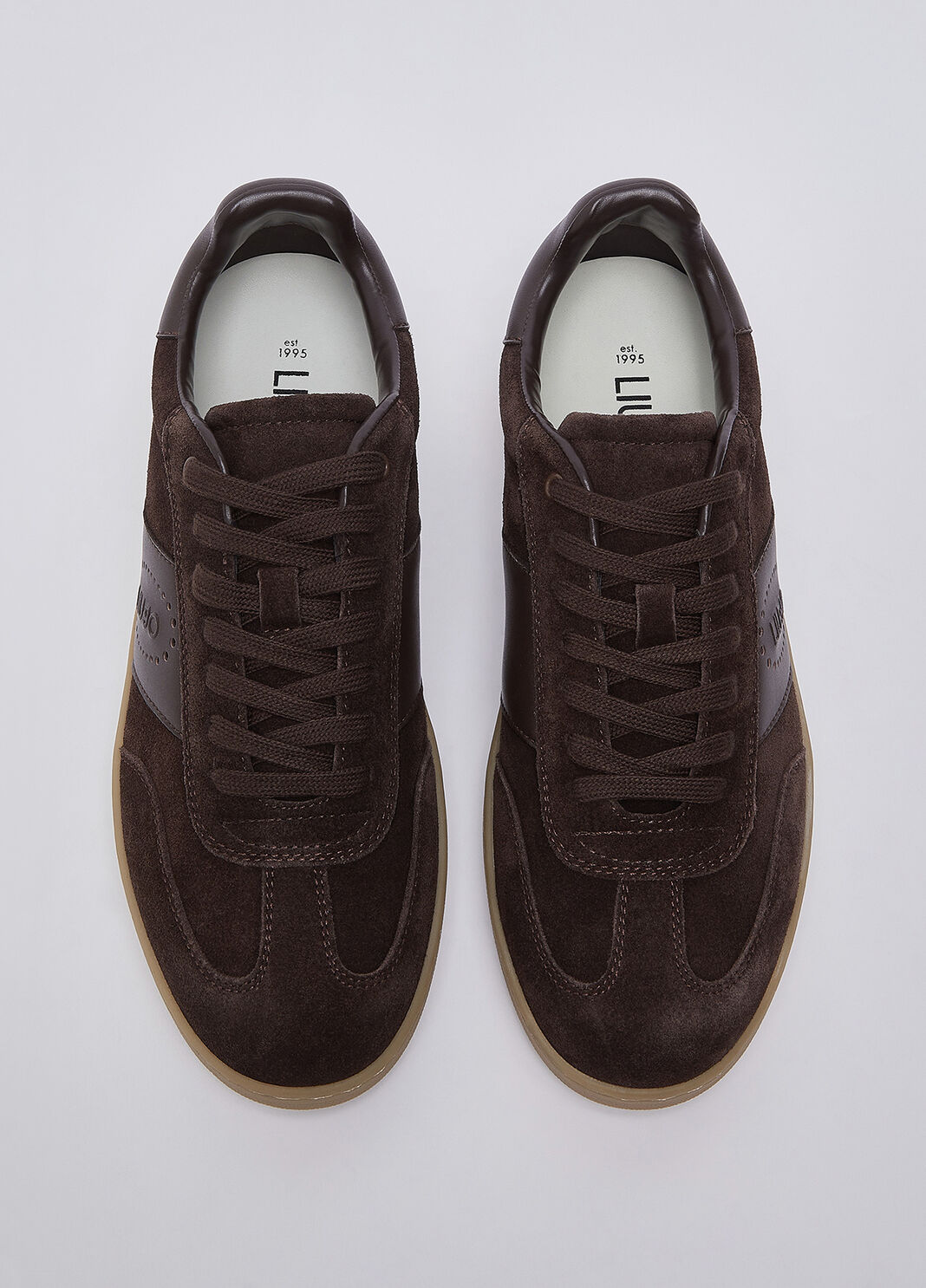 Herren-Sneaker aus Wildleder Dunkelbraun Liu Jo - large image number 4