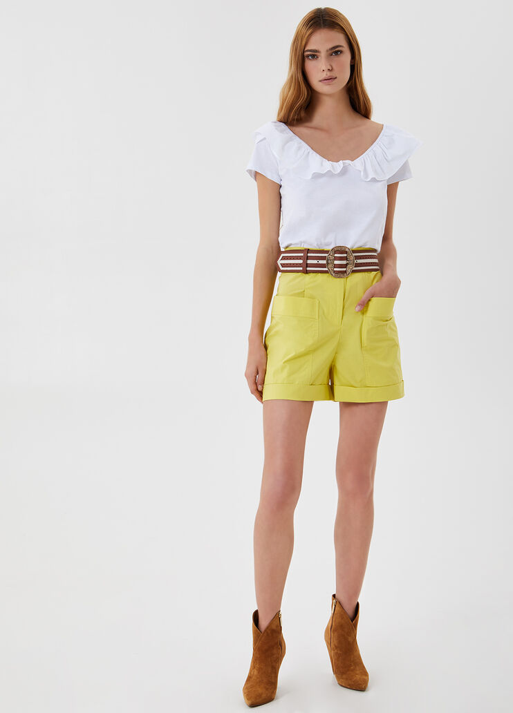 Stretch satin shorts  Liu Jo - large image number 3 Stretch satin shorts  Liu Jo - large image number 3