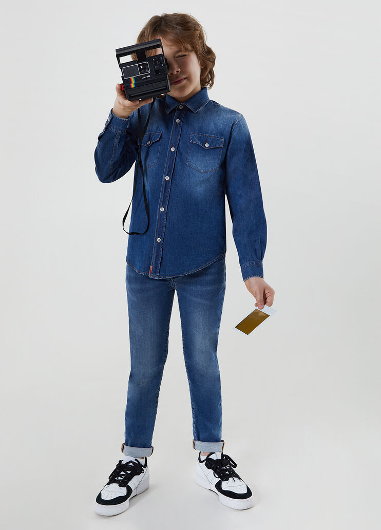 Denim shirt blue denim Liu Jo - large image number 2 Denim shirt blue denim Liu Jo - large image number 2