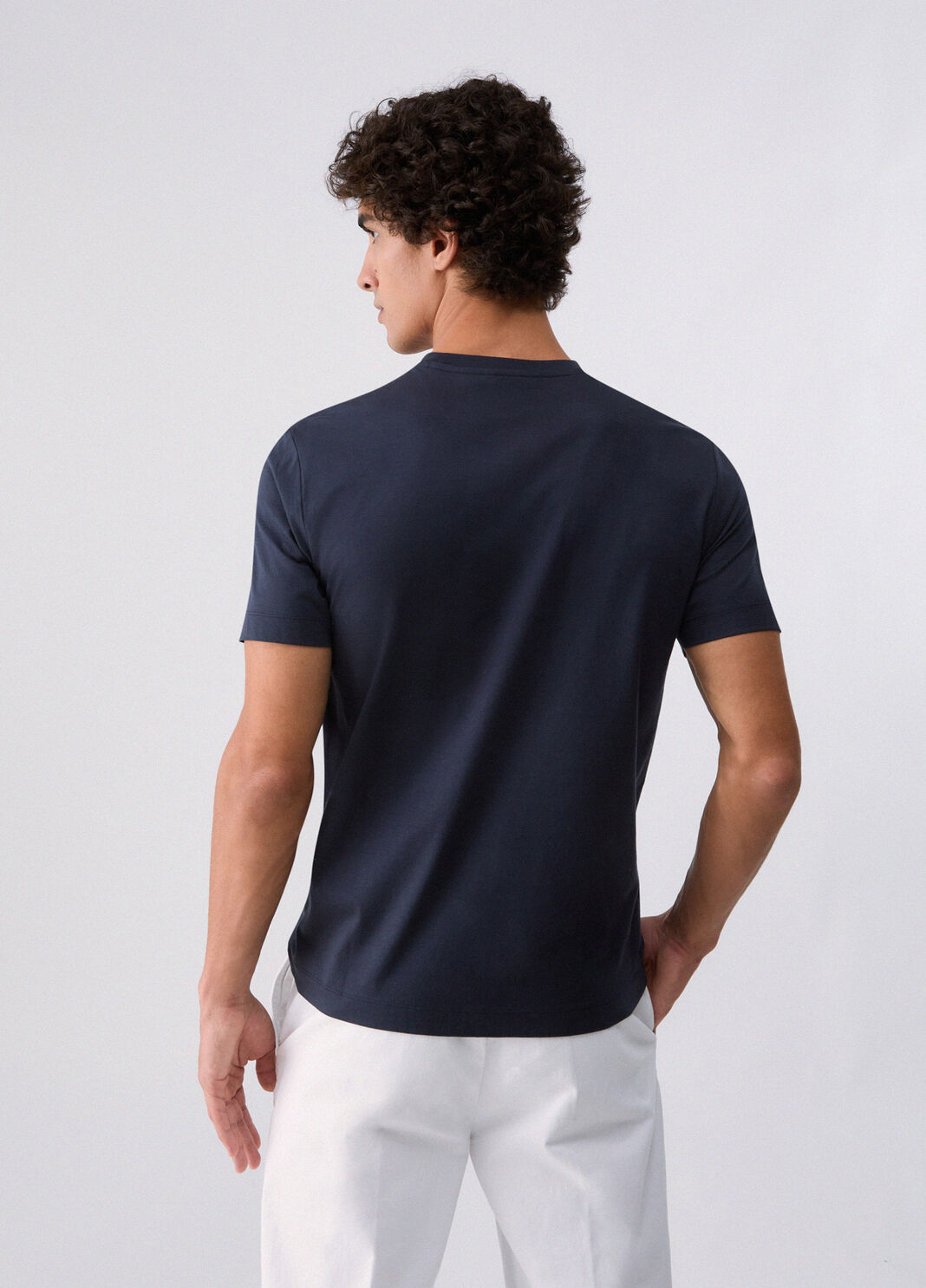 T-shirt with logo embroidered dark blue Liu Jo - large image number 1