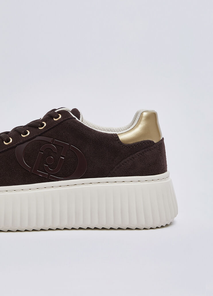 Sneakers plateforme en daim moka Liu Jo - medium