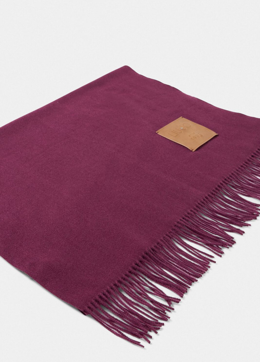 Stole with fringes red Liu Jo - large image number 4