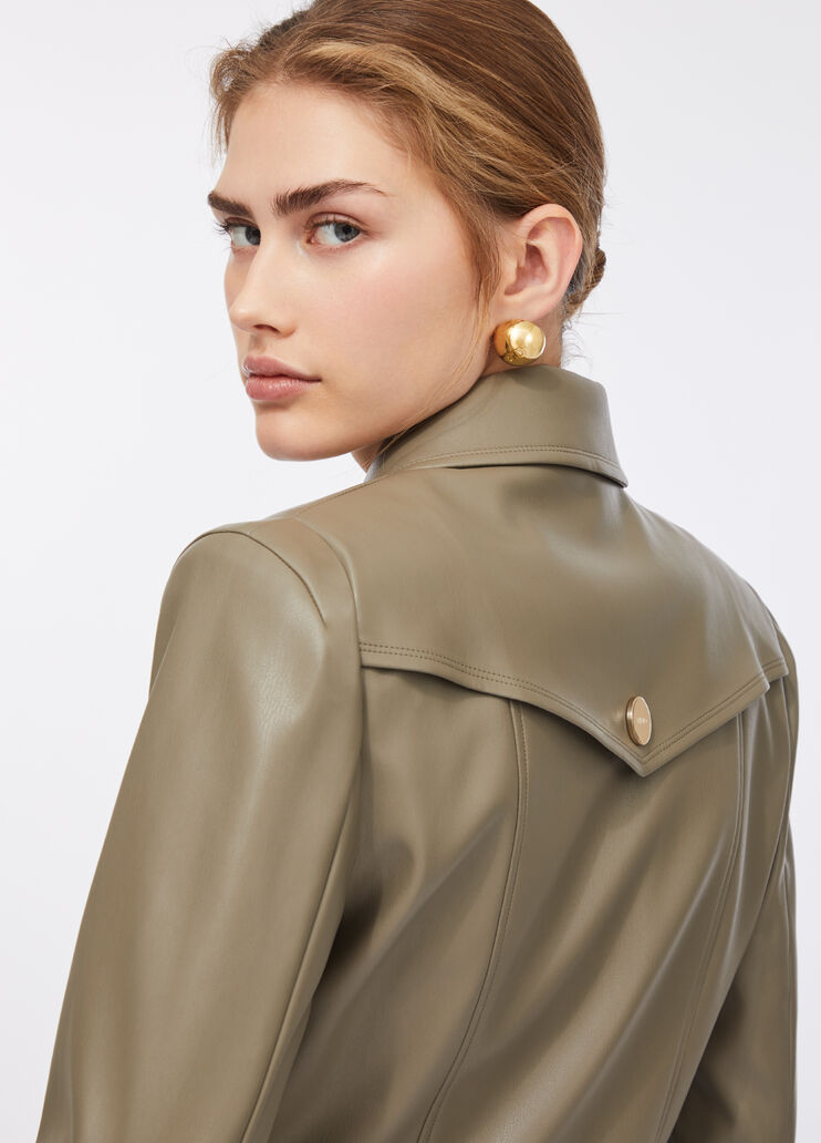 Veste ajustée à l’effet enduit asperge Liu Jo - medium