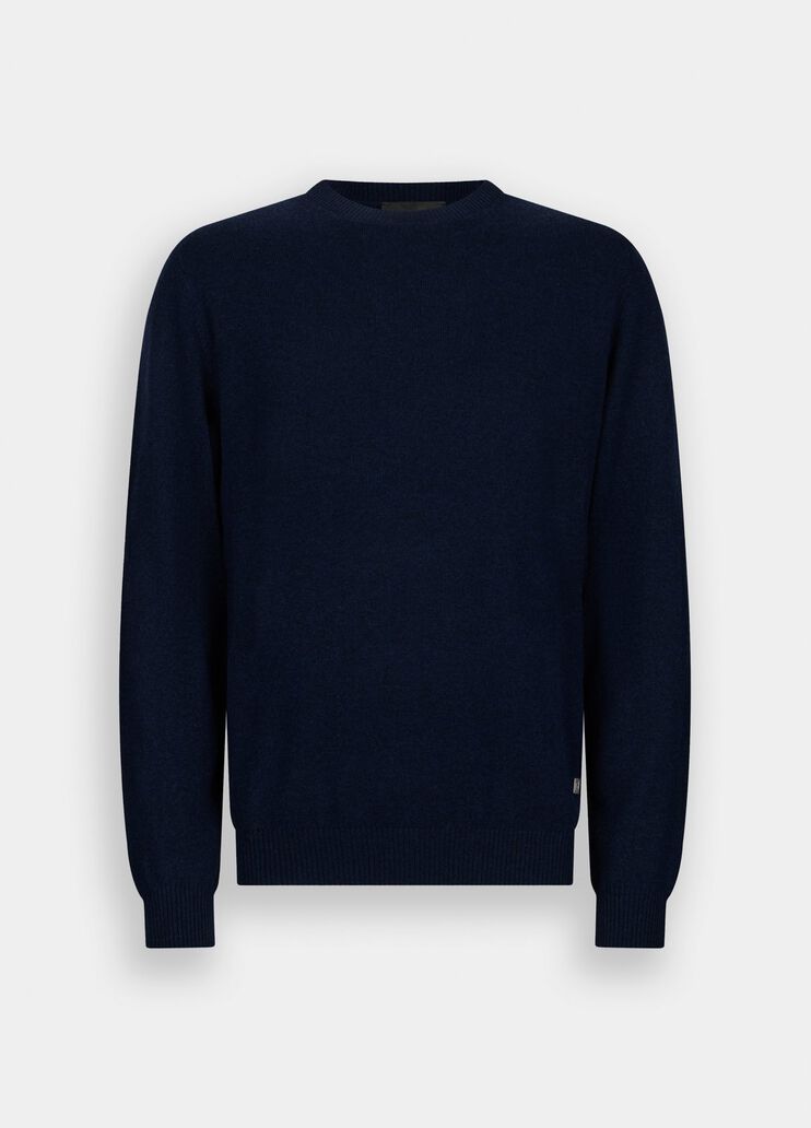 Wool and cashmere jumper dark blue Liu Jo - large image number 6