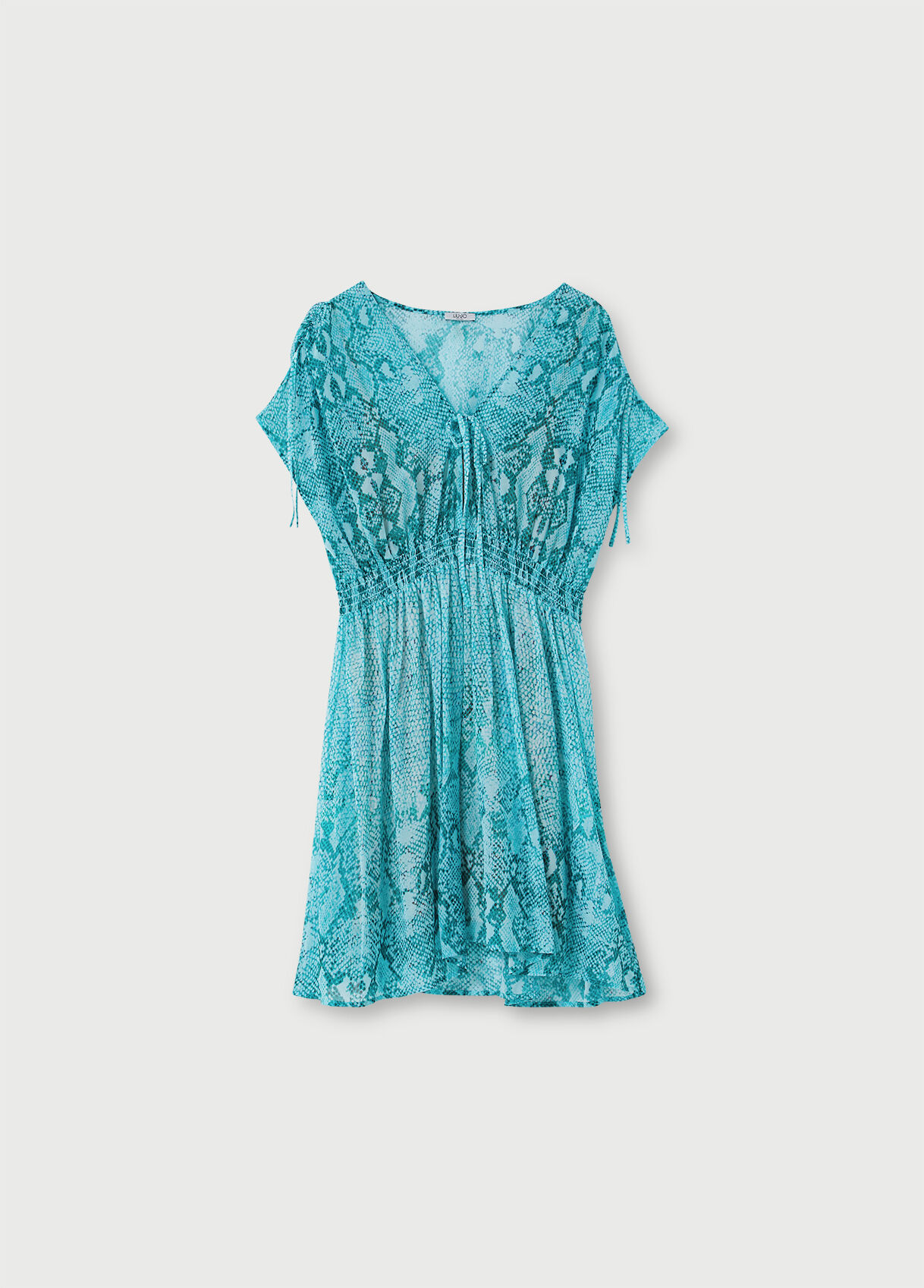 Vestito corto con sottoveste