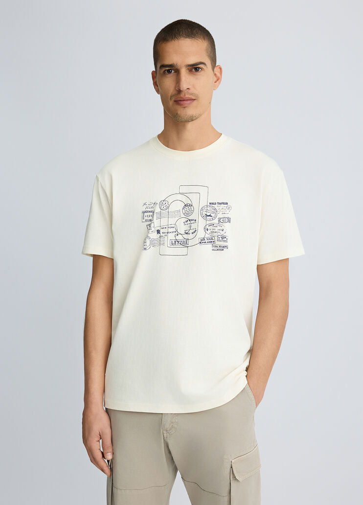 T-shirt with print white Liu Jo - medium T-shirt with print white Liu Jo - medium