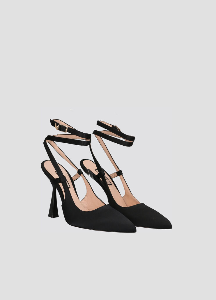 Satin court shoes  Black Liu Jo - large image number 1 Satin court shoes  Black Liu Jo - large image number 1