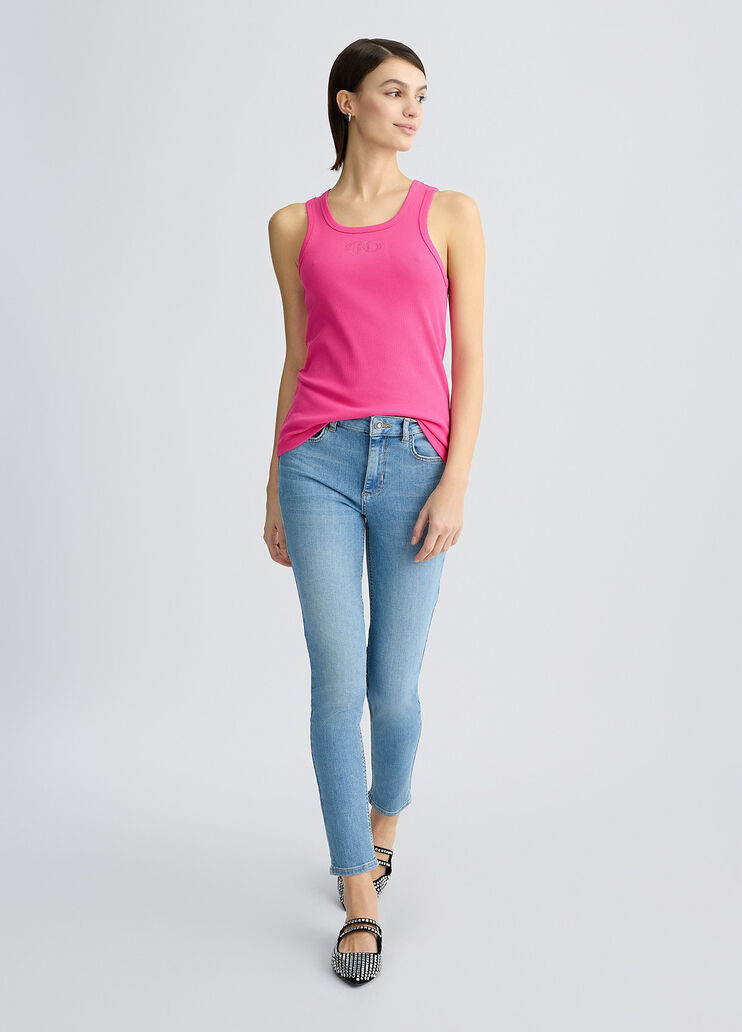 High-waisted skinny jeans light denim Liu Jo - medium High-waisted skinny jeans light denim Liu Jo - medium