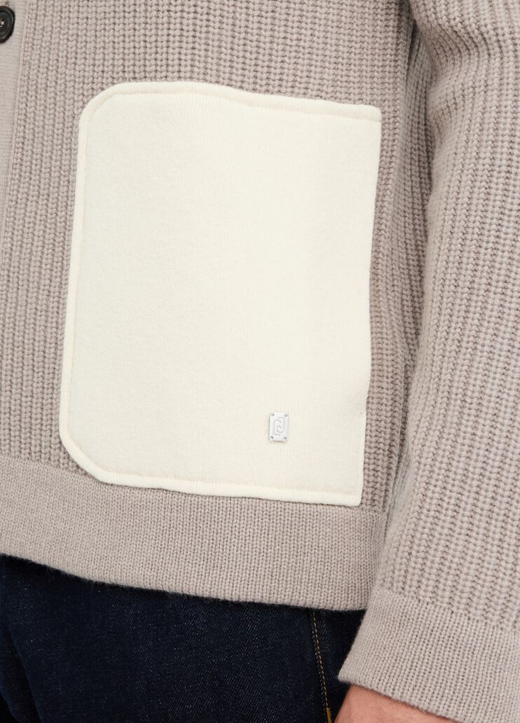 Wool cardigan grey Liu Jo - large image number 4 Wool cardigan grey Liu Jo - large image number 4