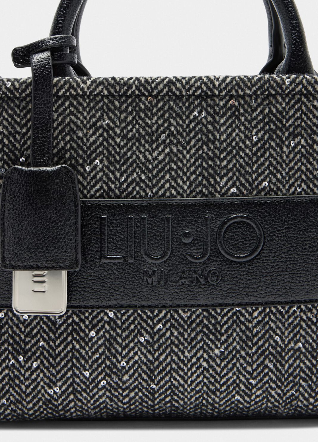 Маленькая сумка с пайетками черный Liu Jo - large image number 4