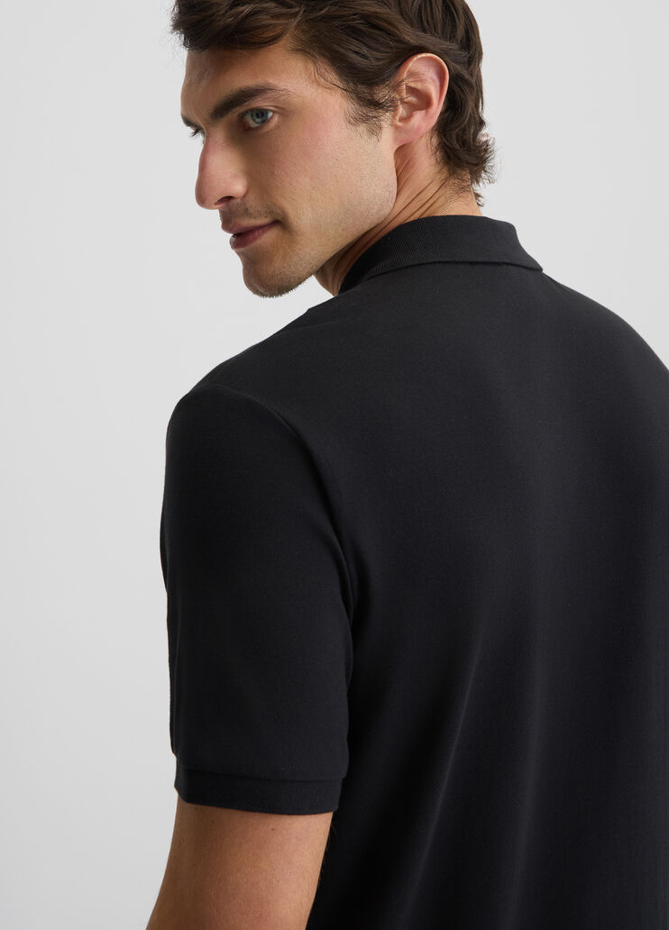 Black pique polo shirt black Liu Jo - large image number 4 Black pique polo shirt black Liu Jo - large image number 4