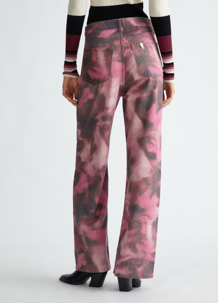 Baggy-Hose mit Strass rosa Liu Jo - medium Baggy-Hose mit Strass rosa Liu Jo - medium