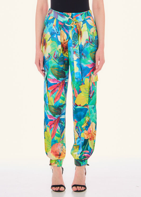 Floral cargo trousers floral Liu Jo - large image number 0