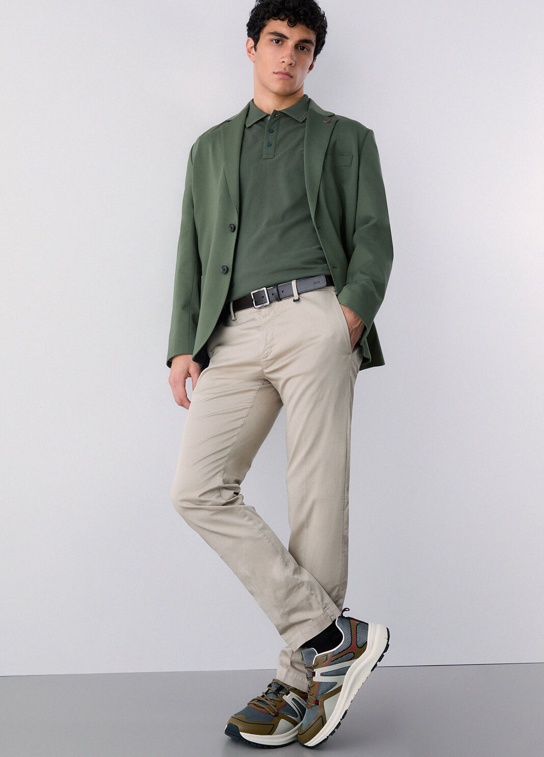 Satin chinos beige Liu Jo - large image number 2