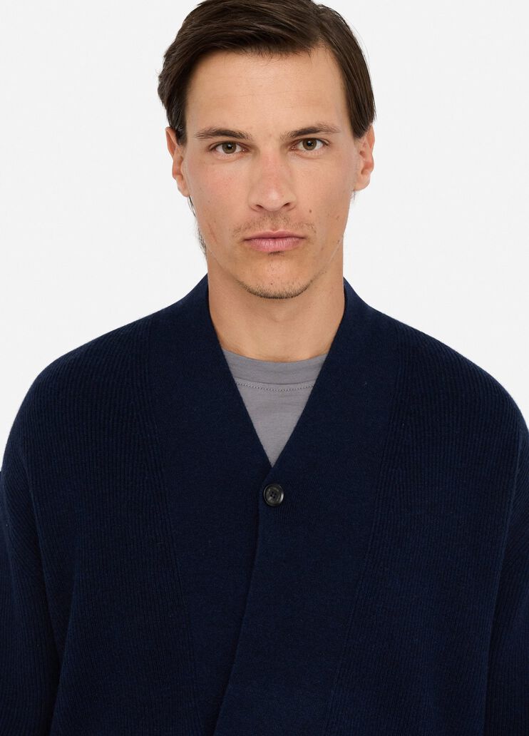 Cardigan aus Wolle und Kaschmir   Dunkelblau Liu Jo - large image number 4