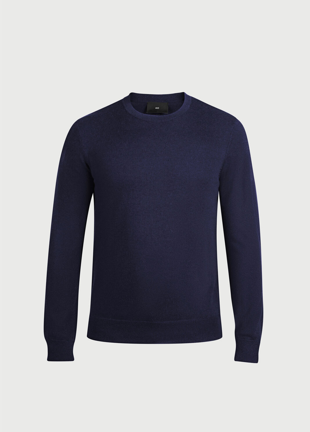 Maglia in misto lana blu scuro Liu Jo - large image number 4