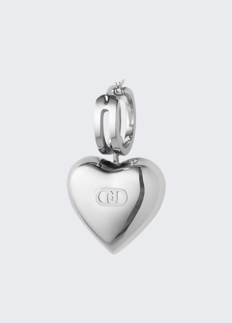 Earrings with hearts silver tone Liu Jo - medium Earrings with hearts silver tone Liu Jo - medium