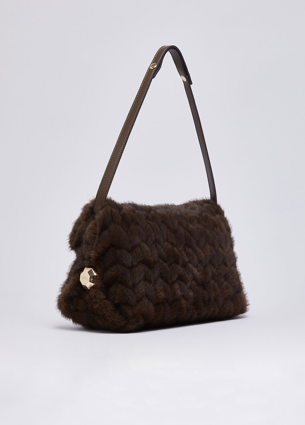 Riccy Bag in Faux Fur dark brown Liu Jo - large image number 3
