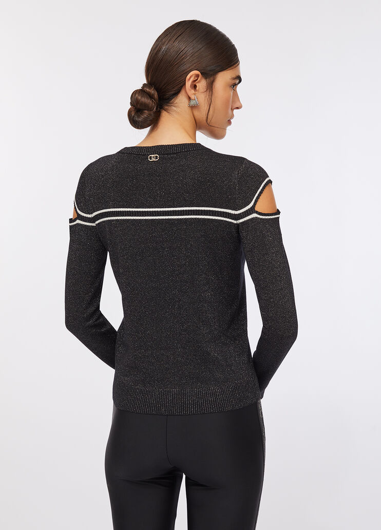 Jersey Liu Jo Better negro Liu Jo - large image number 1