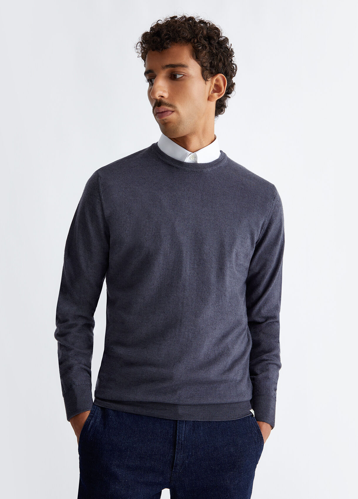 Navy blue jumper men 2025