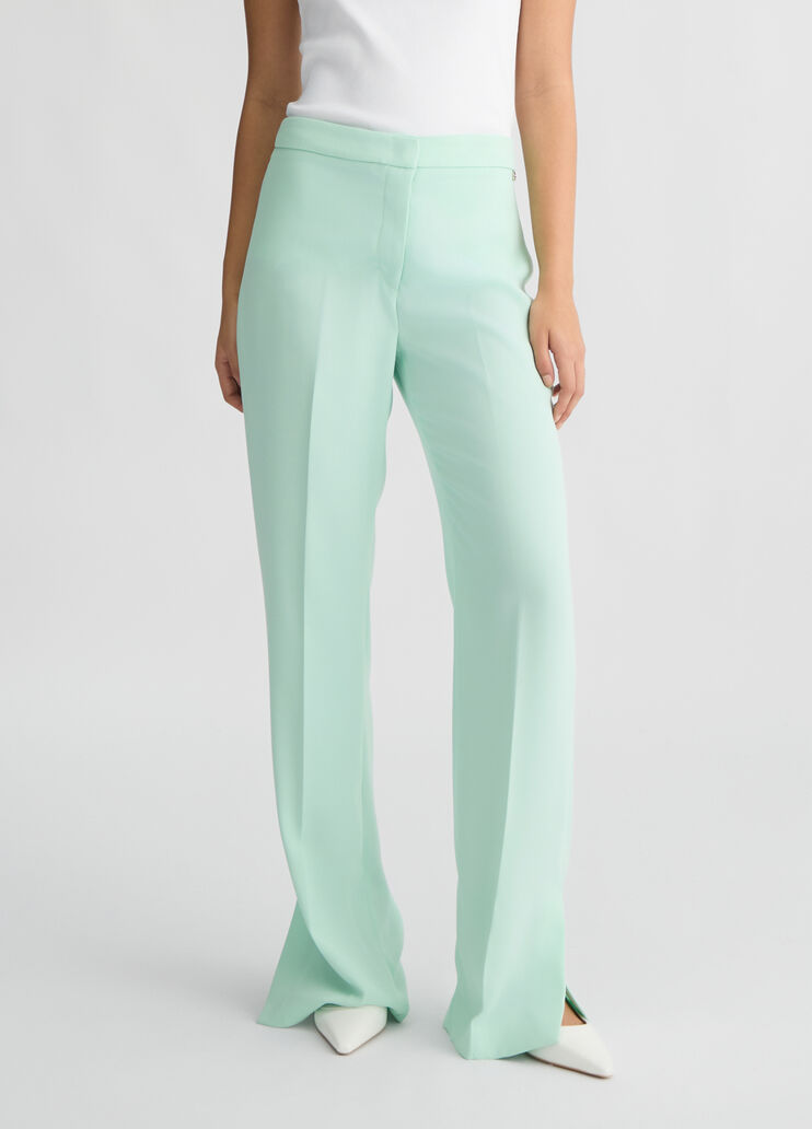 Mint green trousers with slit mint Liu Jo - medium Mint green trousers with slit mint Liu Jo - medium
