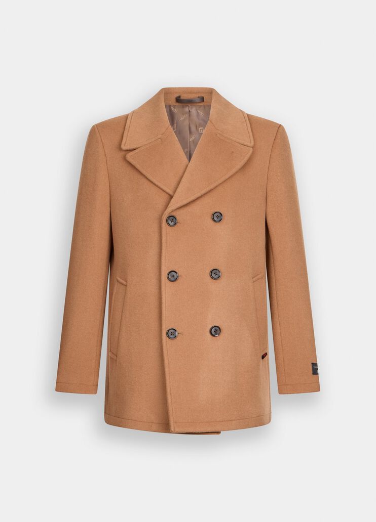 Wool and cashmere peacoat terracotta Liu Jo - large image number 6