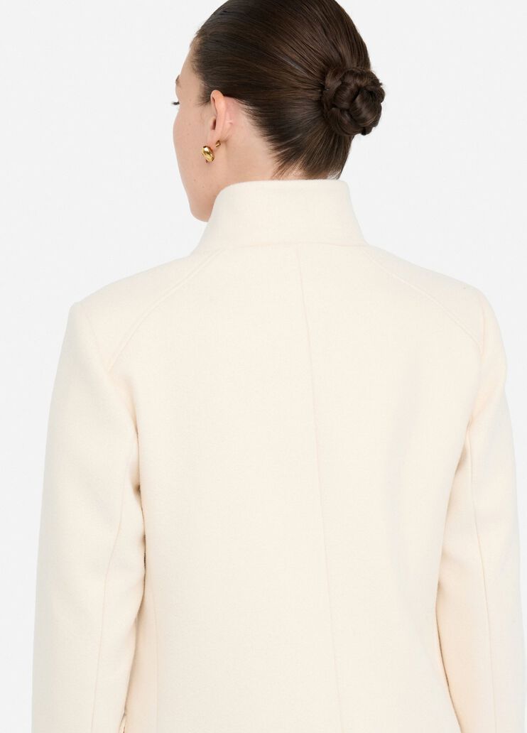 Double cloth coat light beige Liu Jo - large image number 4  Double cloth coat light beige Liu Jo - large image number 4