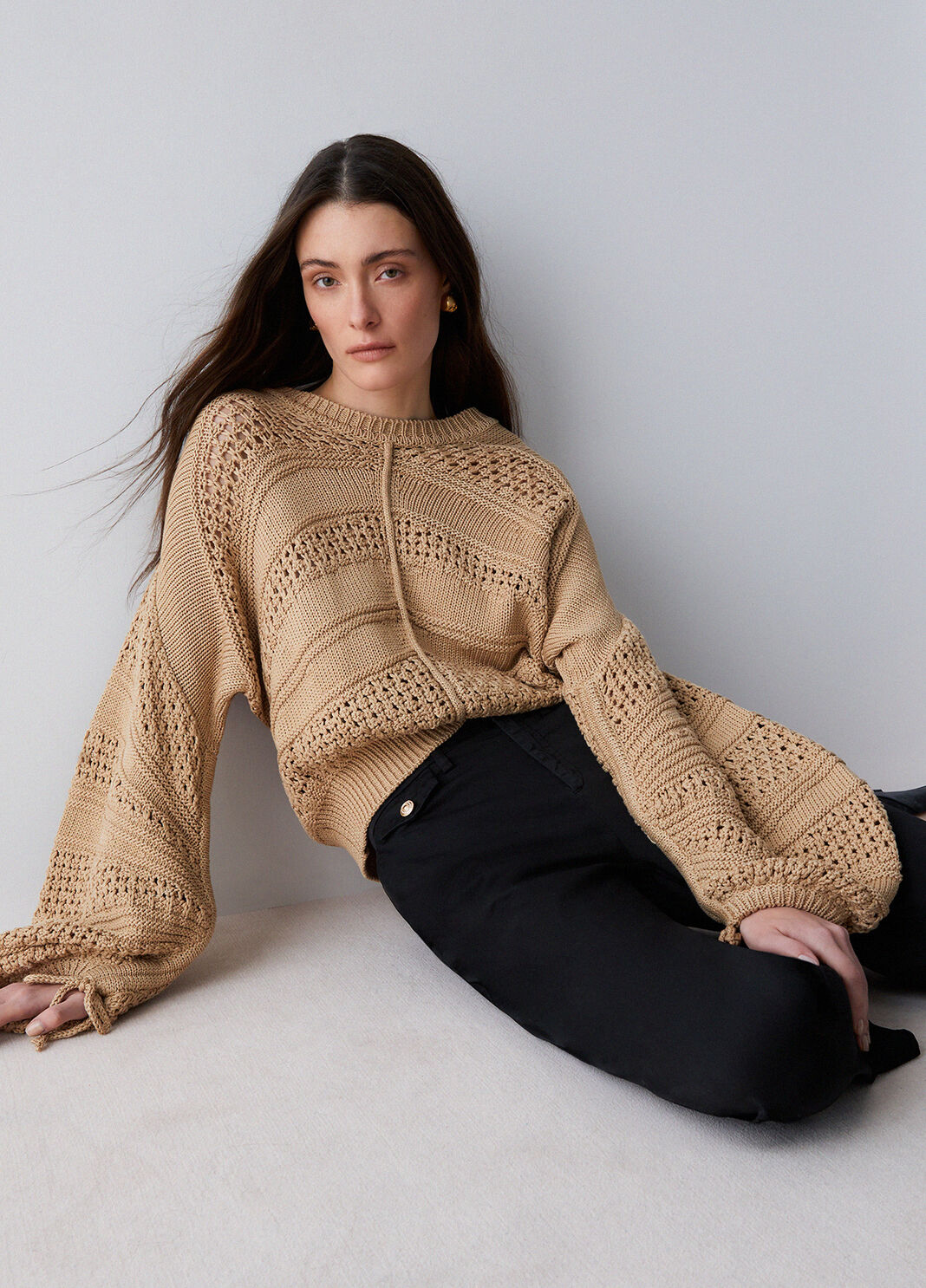 Брюки-чинос с клапанами черный Liu Jo - large image number 3