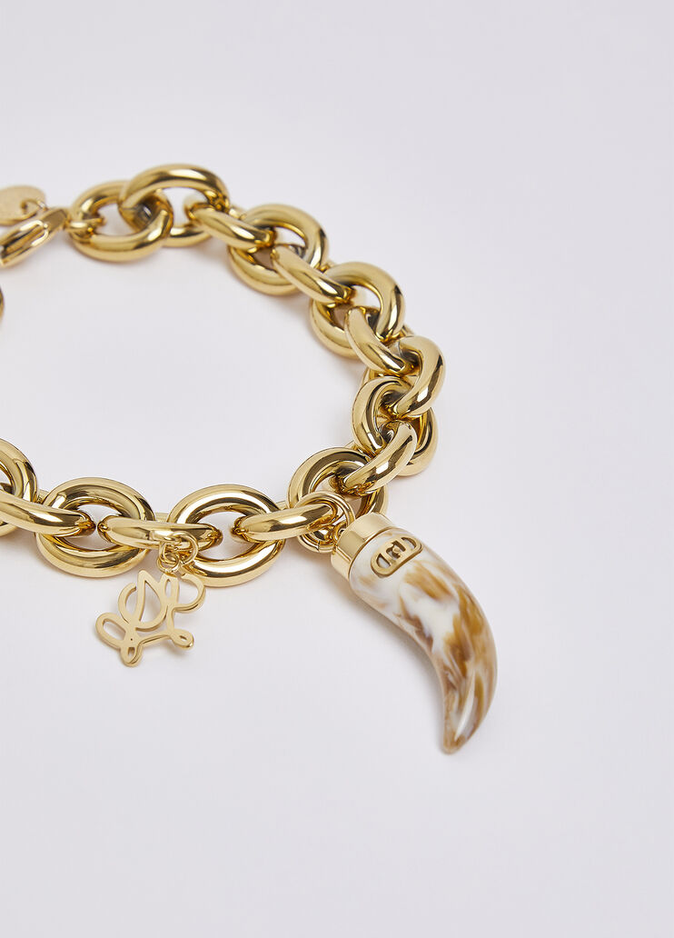 Bracelet with horn pendant white Liu Jo - medium