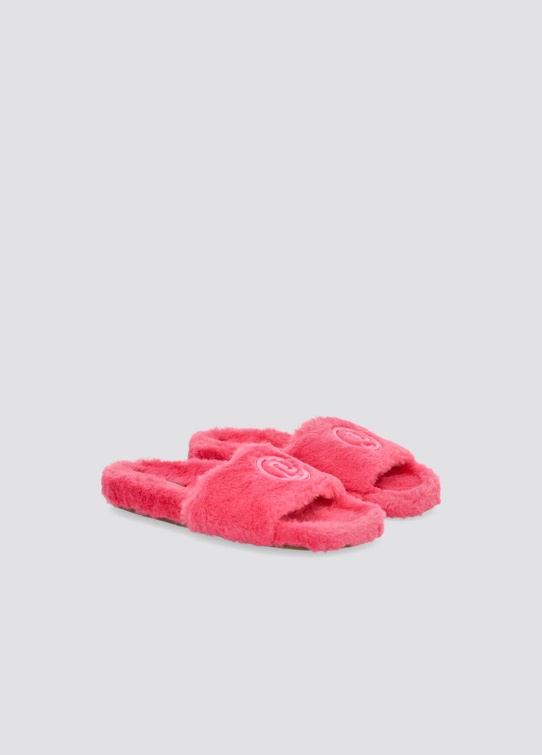 Mules fuchsia en tissu synth&eacute;tique fuchsia Liu Jo - large image number 2