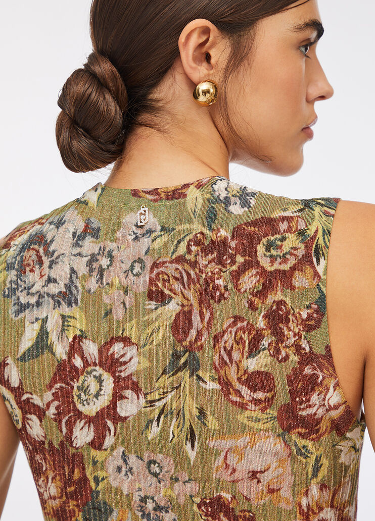 Printed top sanderson print Liu Jo - large image number 4