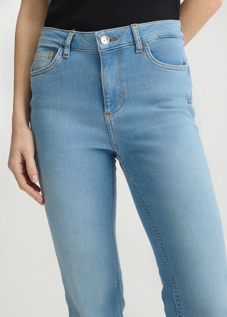 High-rise flared jeans blue denim Liu Jo - large image number 2