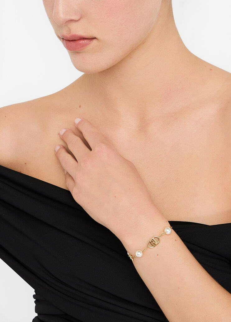 Bracelet with synthetic pearls gold Liu Jo - medium Bracelet with synthetic pearls gold Liu Jo - medium