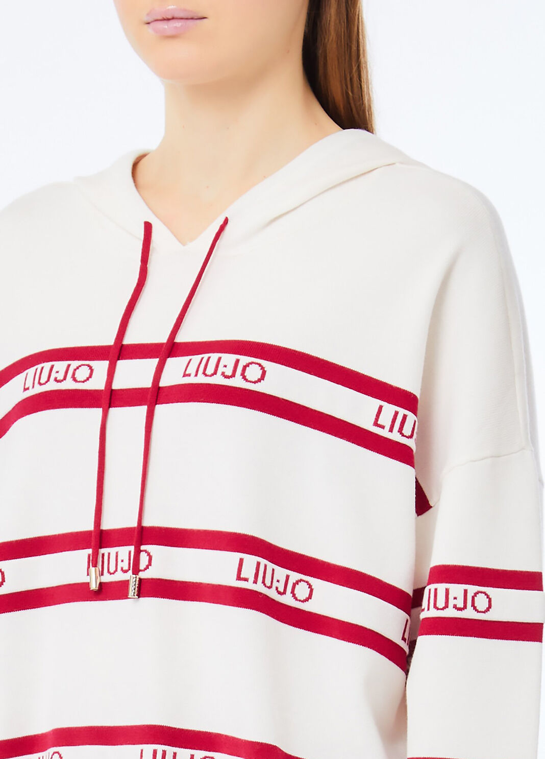 Sudadera de punto blanco Liu Jo - large image number 2