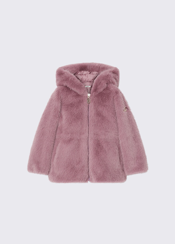 Teddy Coat with Hood orchid Liu Jo - medium