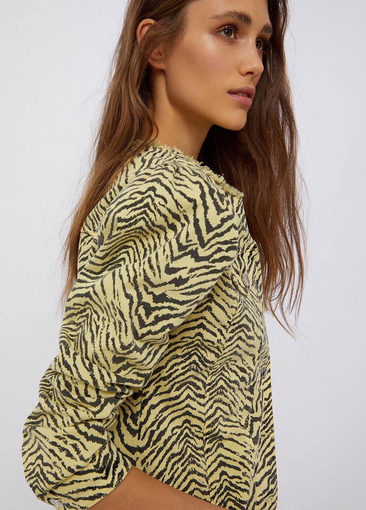 Lightweight jacket with all over print zebra stripes Liu Jo - large image number 2 Lightweight jacket with all over print zebra stripes Liu Jo - large image number 2