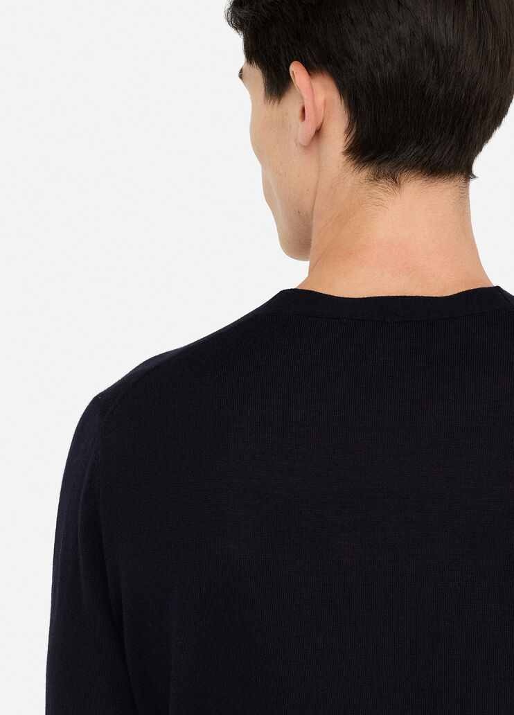 100% wool jumper dark blue Liu Jo - large image number 4