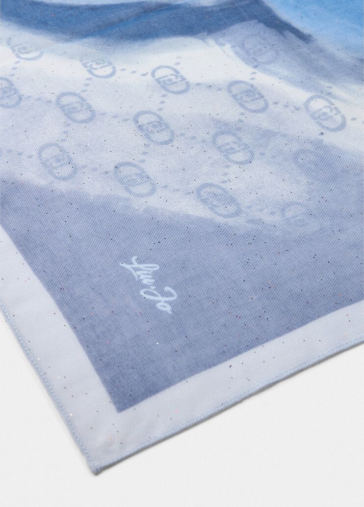Liu Jo Better foulard light denim Liu Jo - large image number 3 Liu Jo Better foulard light denim Liu Jo - large image number 3