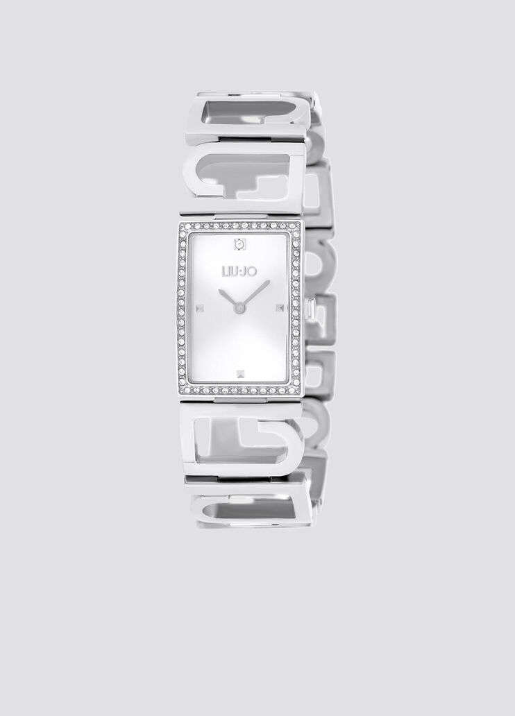 Steel watch with logo  silver colour Liu Jo - large image number 0 Steel watch with logo  silver colour Liu Jo - large image number 0