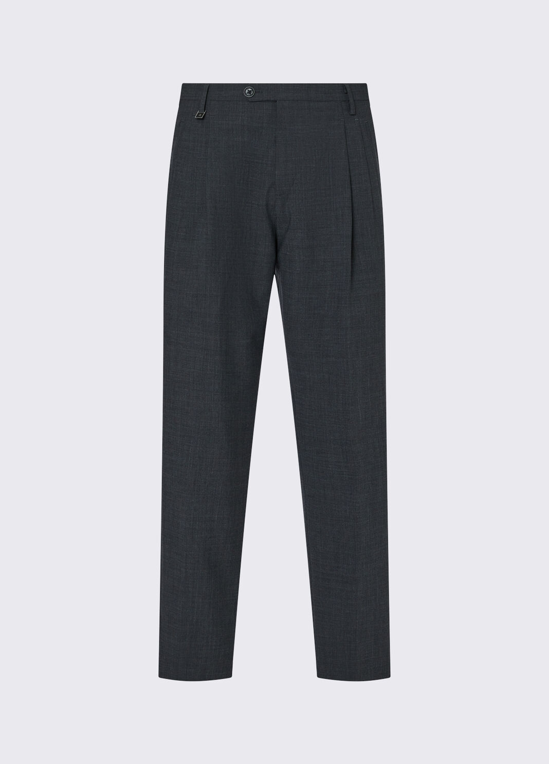 Chino trousers in a wool blend dark grey Liu Jo - large image number 6
