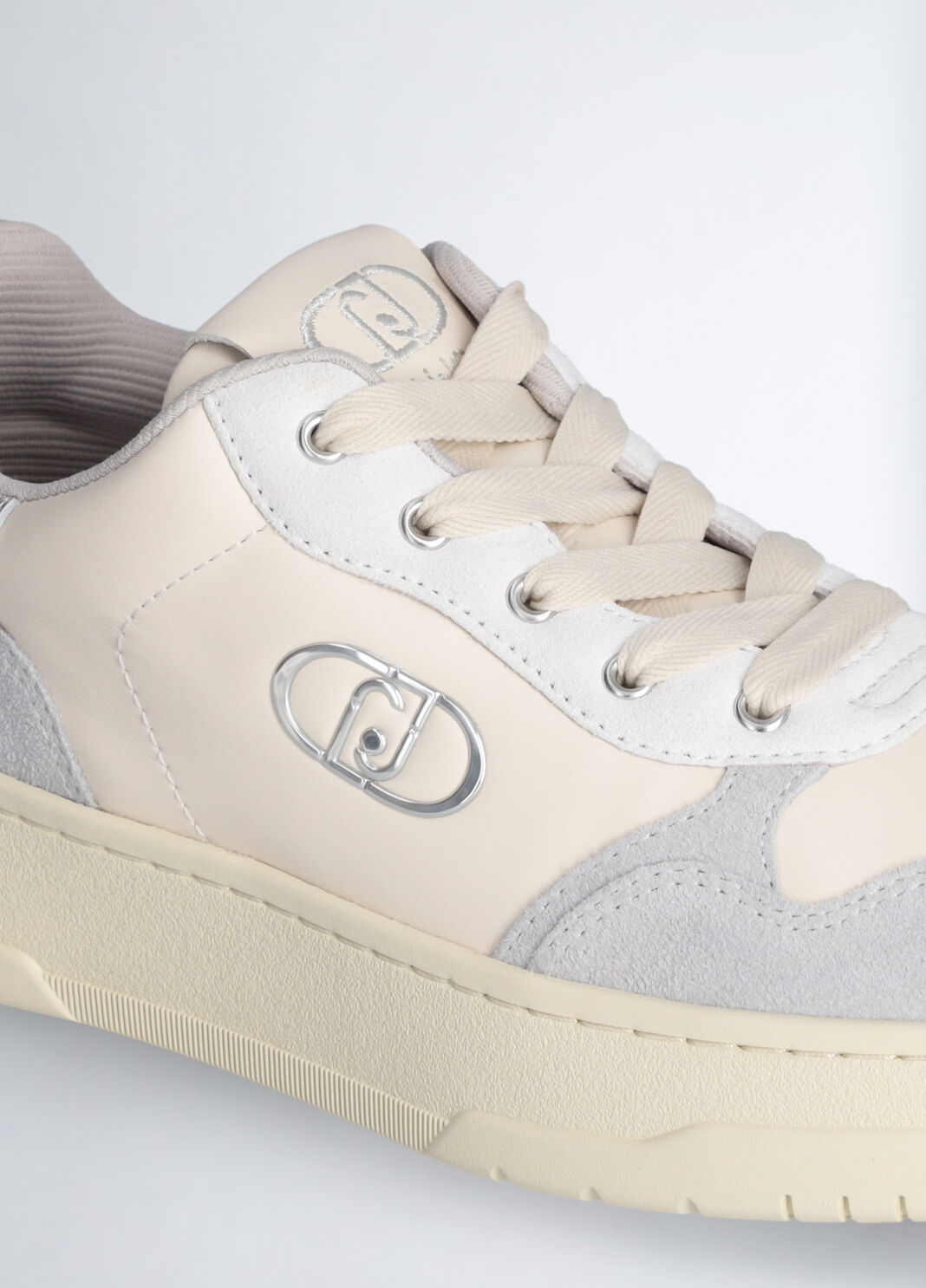 Two-tone suede sneakers grey Liu Jo - large image number 5