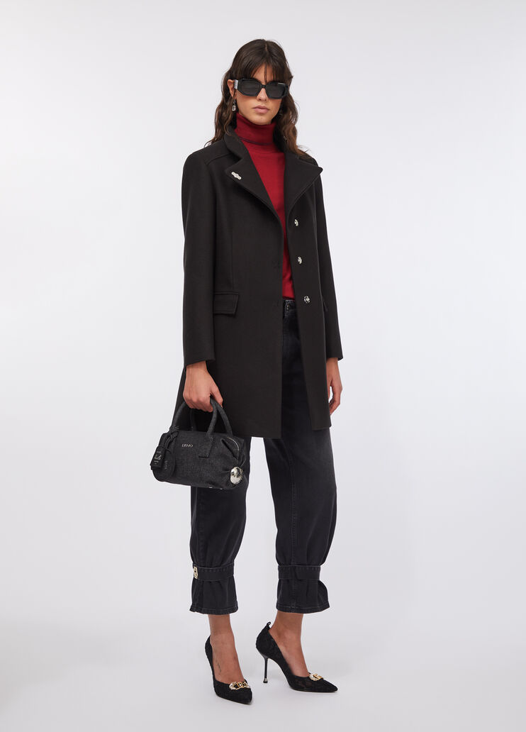  Double cloth coat black Liu Jo - large image number 5